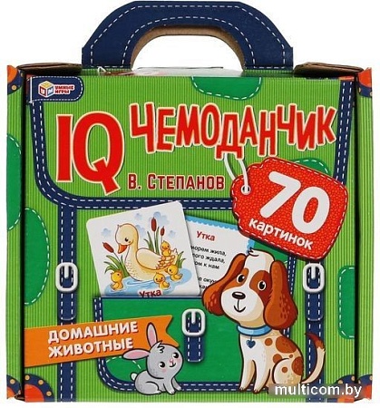 Развивающая игра Умные игры Домашние животные. IQ чемоданчик 4680107925442
