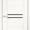 Межкомнатная дверь Velldoris Next 2 60x200 (белый эмалит, лакобель черный)