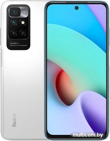 Смартфон Xiaomi Redmi 10 2022 4GB/64GB международная версия (белая галька)