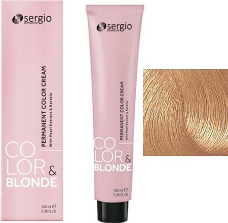 Крем-краска для волос Sergio Professional Color&Blonde 10.003 очень светлый блондин натур. карамельный лед