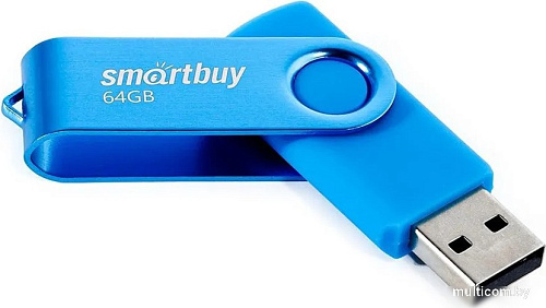 USB Flash SmartBuy Twist 64GB (синий)