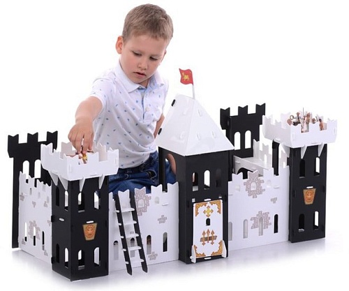 Кукольный домик Krasatoys Крепость Артур 000276 (белый/черный)