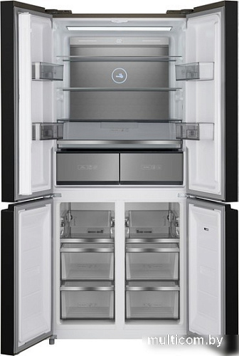 Холодильник side by side Weissgauff WCD 590 Nofrost Inverter Premium Biofresh Gold Glass