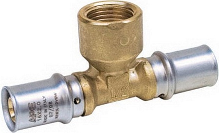 APE Тройник проходной 20x1/2" внутр. x16 [3AP1321220]