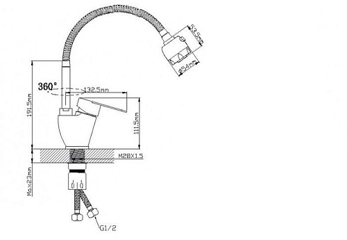 Смеситель Wisent WP758-310
