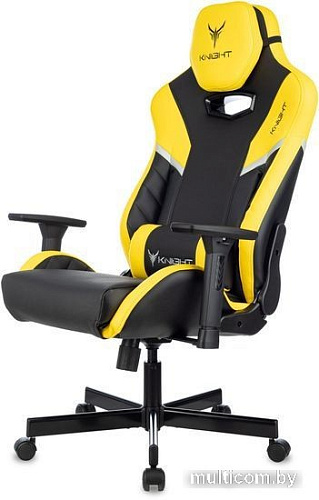 Кресло Knight Thunder 5X (черный/желтый)