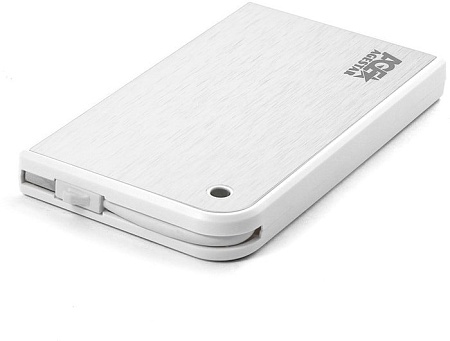 Бокс для жесткого диска AgeStar 3UB2A14 (белый/серебристый)