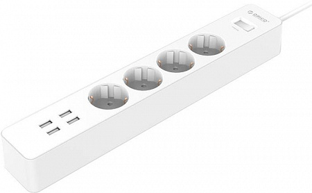 Сетевой фильтр Orico OSC-4A4U-EU-WH