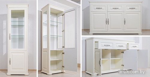 Тумба Неман мебель Марсель МН-126-151 (кремовый)