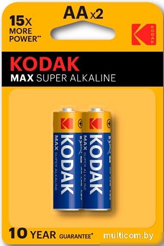 Батарейка Kodak МАХ LR6-2BL KAA-2 30952829-RU1