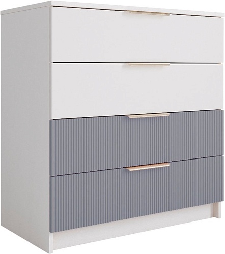 ДСВ Лавис КМД 800.1 (белый/белый софт/серый эмалит)