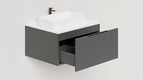 Salini Тумба под умывальник Touch V 60 T600V1A (антрацит)