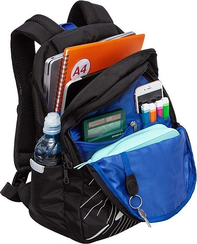 Школьный рюкзак Grizzly RB-452-2f (черный)