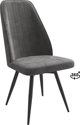 Стул Мамадома Leonard M-R1 360 (b28 Antracite Lux/черный)