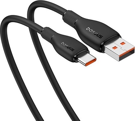 Кабель Baseus Pudding Series USB Type-A - USB Type-C (2 м, черный)