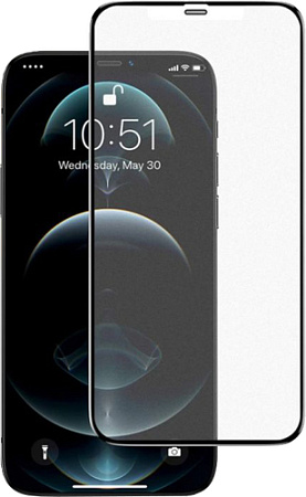 Защитное стекло Case 3D для Apple iPhone 14 Plus (черный глянец)