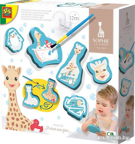 Набор игрушек для ванной SES Creative Для рисования водой My First Sophie La Girafe 14499