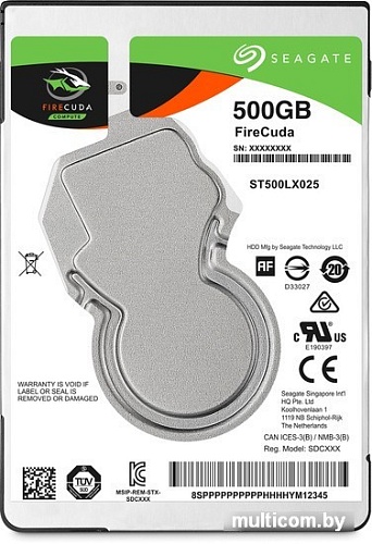 Жесткий диск Seagate FireCuda 500GB [ST500LX025]