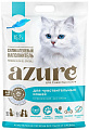 Наполнитель для туалета Azure для чувствительных кошек без запаха 15.2 л
