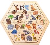 Развивающая игра Десятое королевство Зверюшки. Занимательные треугольники 00781