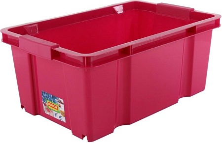 Ящик для хранения Полесье №51 58911 (малиновый)