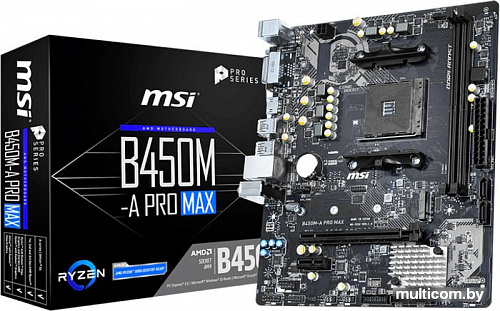 Материнская плата MSI B450M-A Pro Max