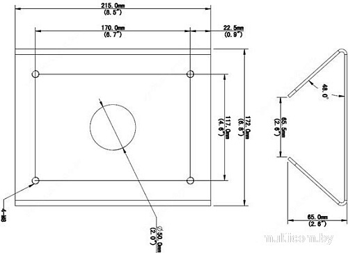 Крепление для камер видеонаблюдения Uniview TR-UP08-B-IN