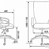 Кресло Norden IQ CX0898H-0-56 (белый/голубой)
