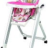 Высокий стульчик Nuovita Futuro Bianco (розовый космос)