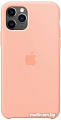 Чехол Apple Silicone Case для iPhone 11 Pro (розовый грейпфрут)