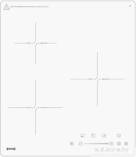 Варочная панель ZorG INO45 white