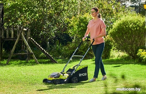 Колёсная газонокосилка Ryobi RY18LMH37A-250 Hybrid (с 2-мя АКБ)