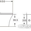 Унитаз CeramaLux 1217-P