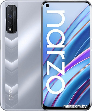 Смартфон Realme Narzo 30 5G 4GB/128GB (серебристый)