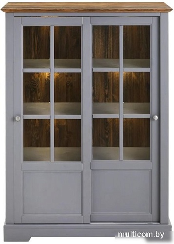 Шкаф-витрина Диприз Lakeview 2 двери Д.30028.1 (бейц винтаж)