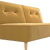 Диван Mebelico Портленд 108744 (БНП, микровельвет, желтый)