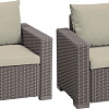 Набор садовой мебели Keter California Chair 231560 (2 шт, капучино)