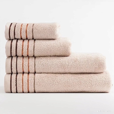 Набор полотенец ЦУМ 1947 Хавана Махра 40x70/50x90/70x140 600г (светло-бежевый)