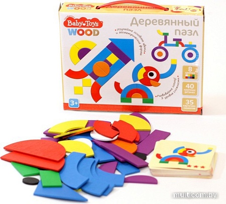 Мозаика/пазл Baby Toys Wood 04055