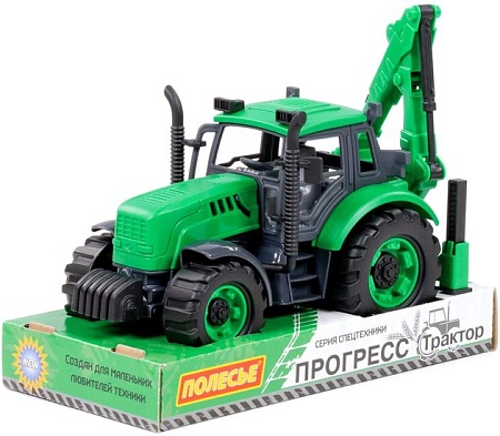 Экскаватор Полесье Прогресс 94612 (зеленый)