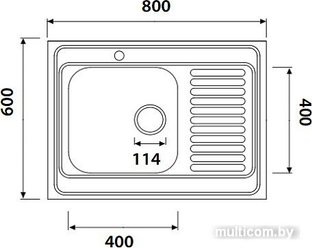 Кухонная мойка Kaiser KSS-8060R