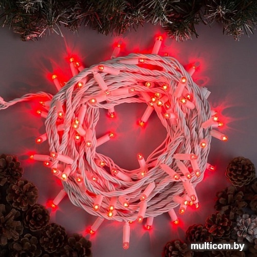 Гирлянда Luazon Нить 100 LED 10 м 3584115 (красный)