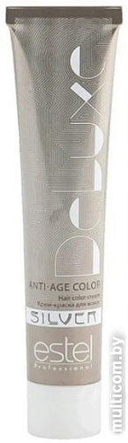 Крем-краска для волос Estel De Luxe Silver 4/71 (шатен коричнево-пепельный)