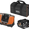 Аккумулятор с зарядным устройством AEG Powertools SEТL1840SHD 4935478944 (18В/4 Ah + 18В, сумка)