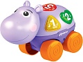 Развивающая игрушка Азбукварик Музыкальная каталочка. Бегемотик 2641