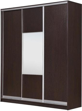 Шкаф-купе Рэйгрупп 176450 VVX Elgon РГ-03.05 (венге/хром)
