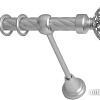 Lm Decor Ажур (сатин, витая, 1,6м 16мм, 1 ряд, без кручка)