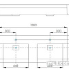 Умывальник Акватон Сакура 120 1A72433KSK010