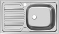 Кухонная мойка Ukinox CLM760.435 GT5K 1R (с сифоном)
