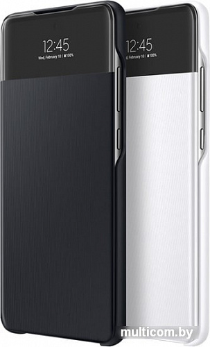 Чехол Samsung S View Wallet Cover для Samsung Galaxy A72 (черный)